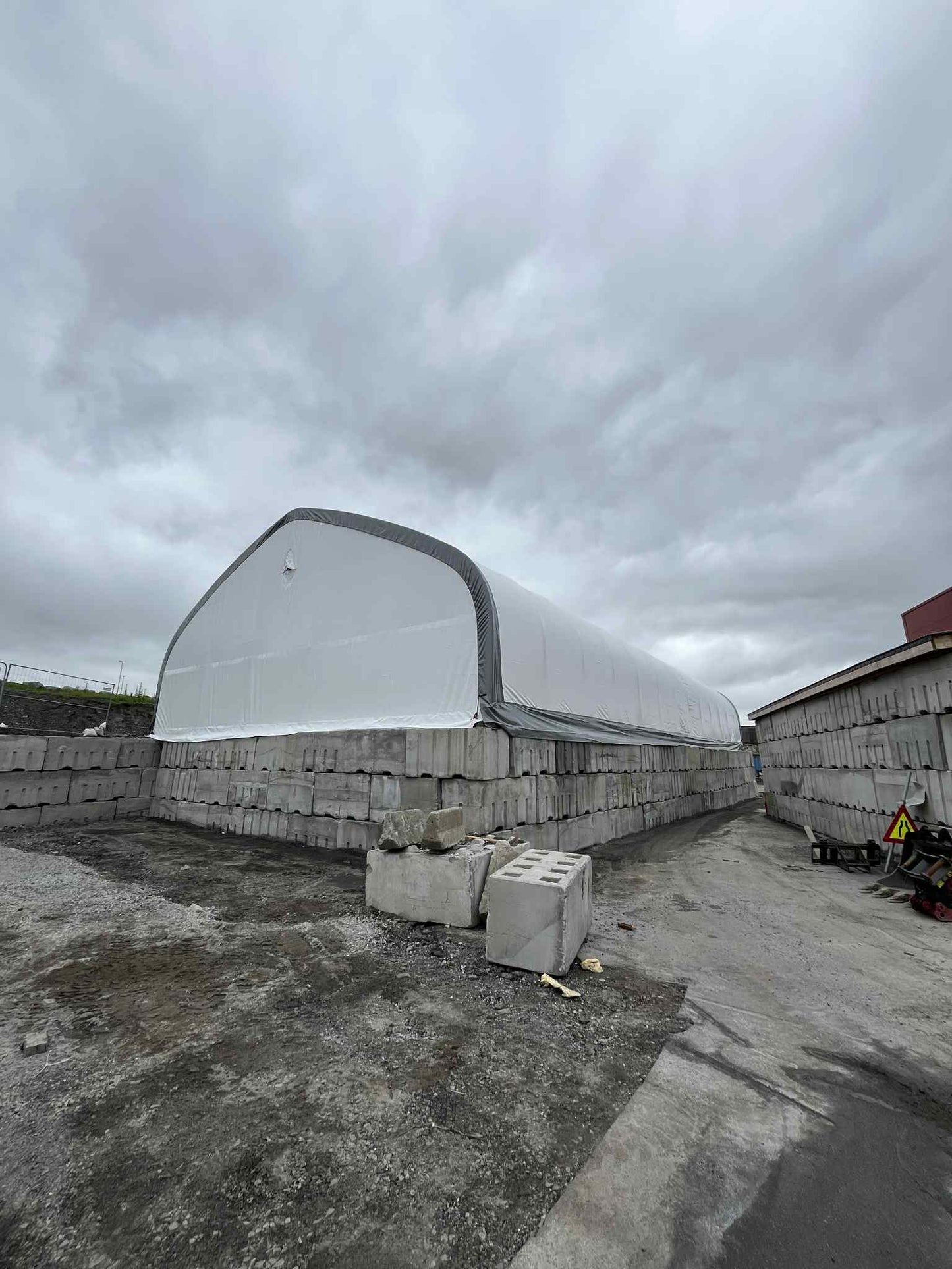 Lagerhall Maxi Pro EC3 - 15,2 x 31,7 x 7,9 meter