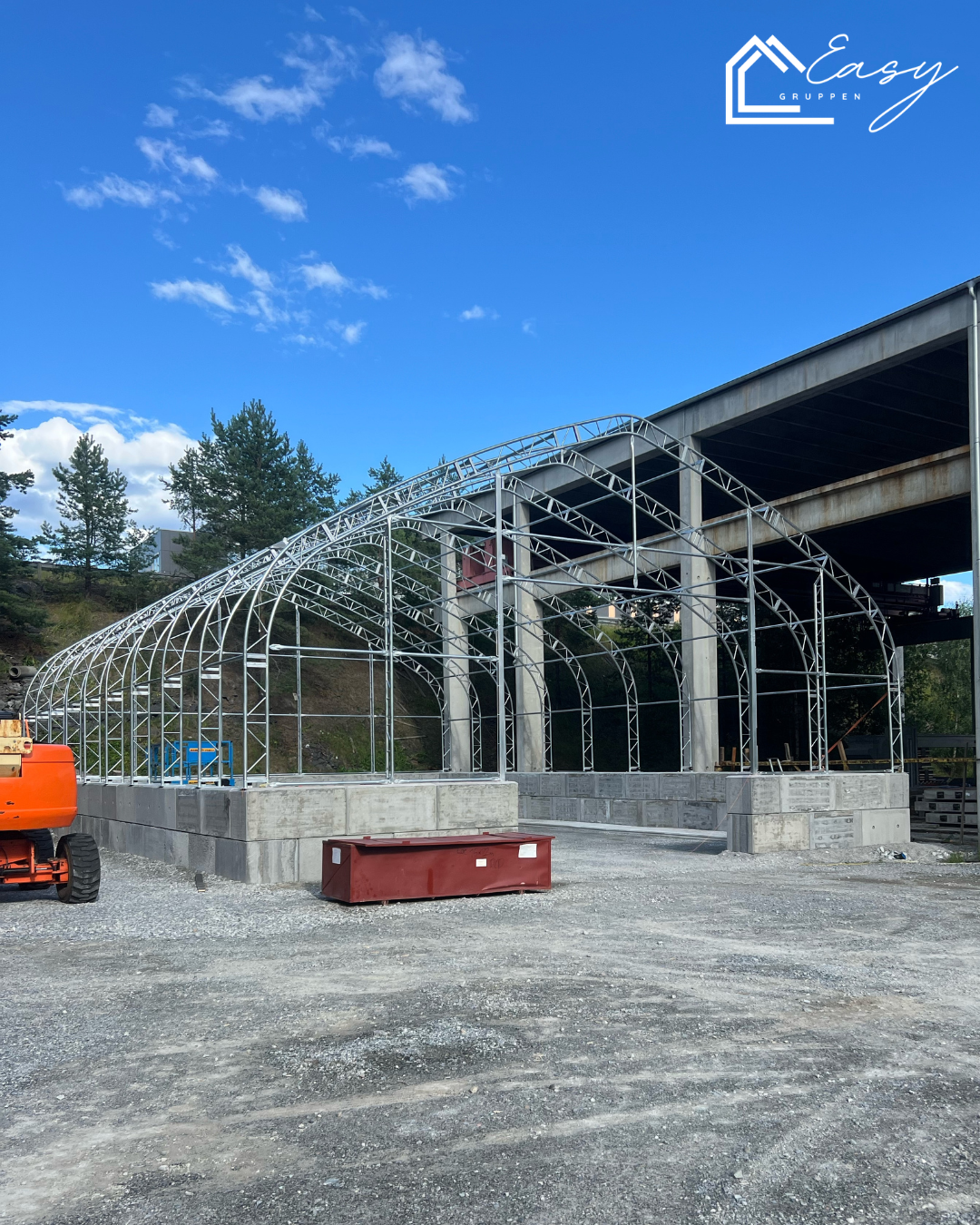 Lagerhall Maxi Pro EC3 - 15,2 x 24,4 x 7,9 meter