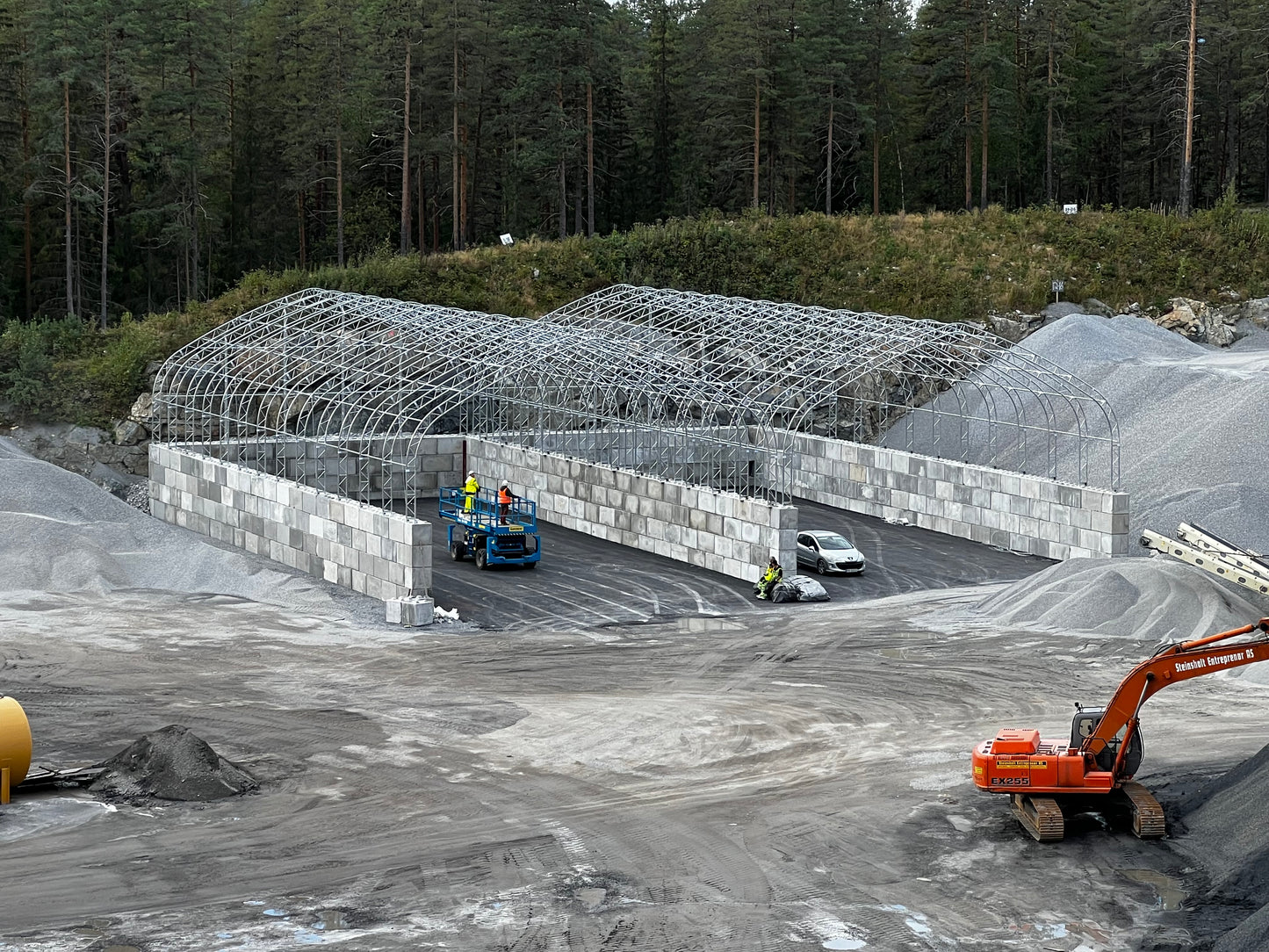 Lagerhall Maxi Pro EC3 - 15,2 x 31,7 x 7,9 meter