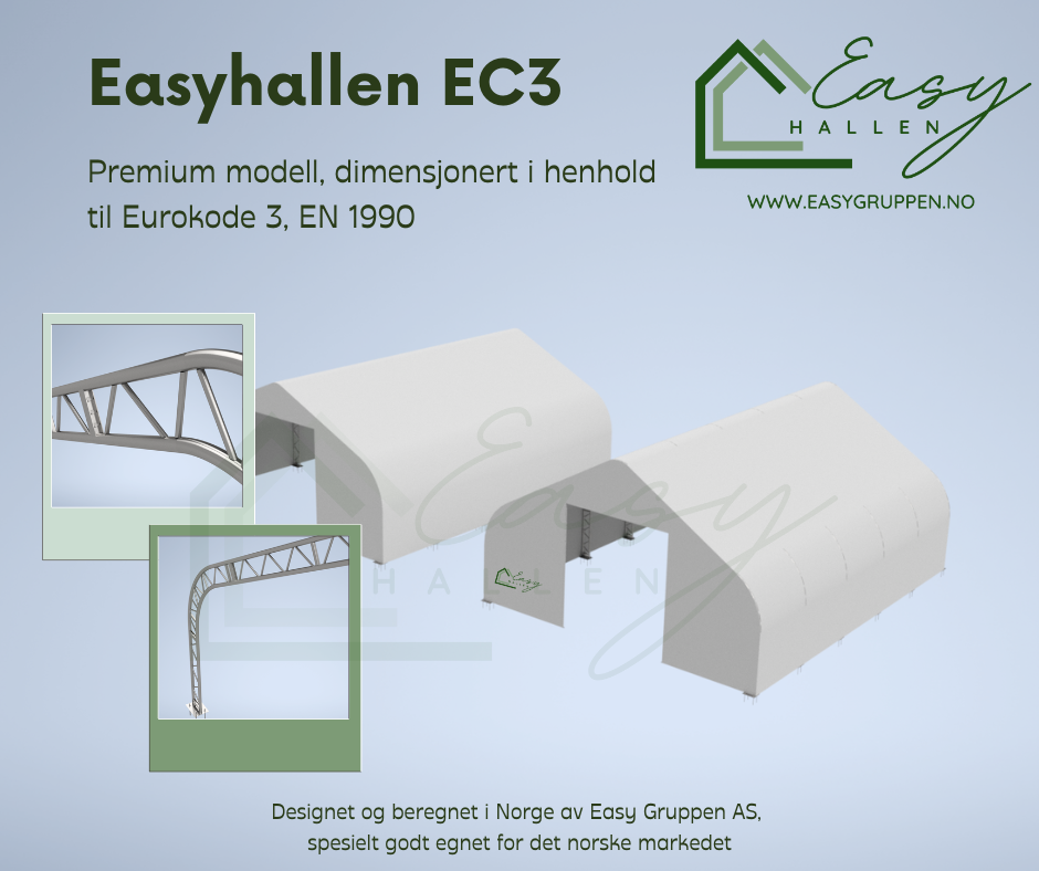 Easyhallen EC3 Premium - Midi 10x12,2