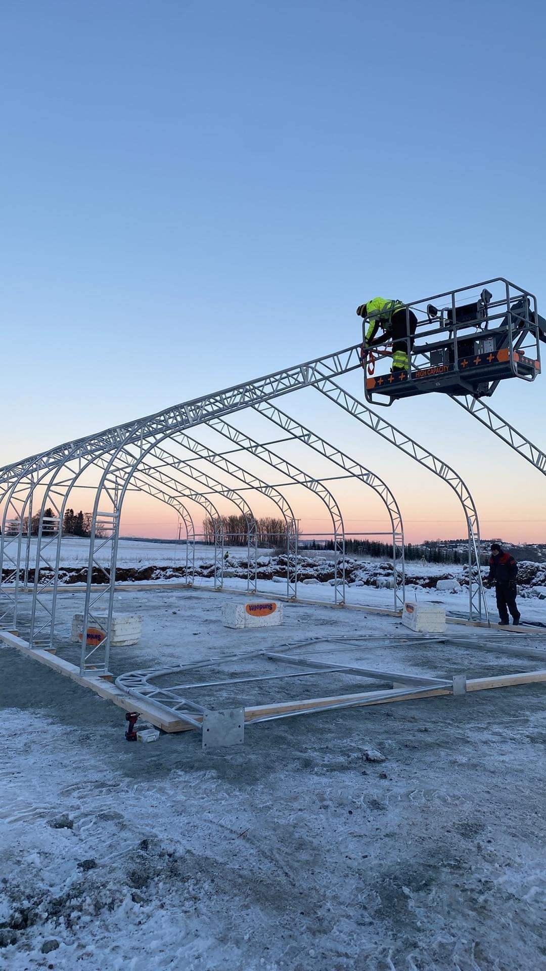Easyhallen Midi - Lagertelt 10 x 19,5 meter - Easy Gruppen