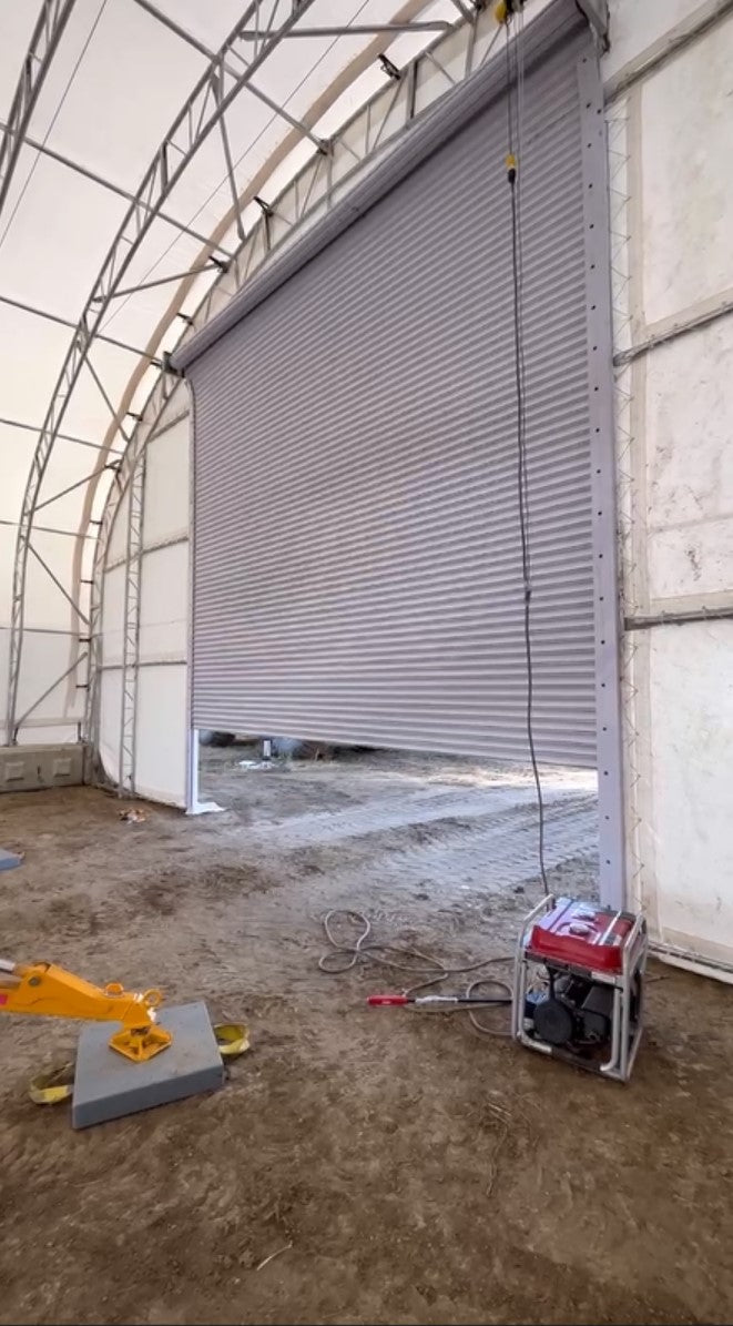 Elektrisk rulleport kit til Easyhall MAXI 12 meter bredde