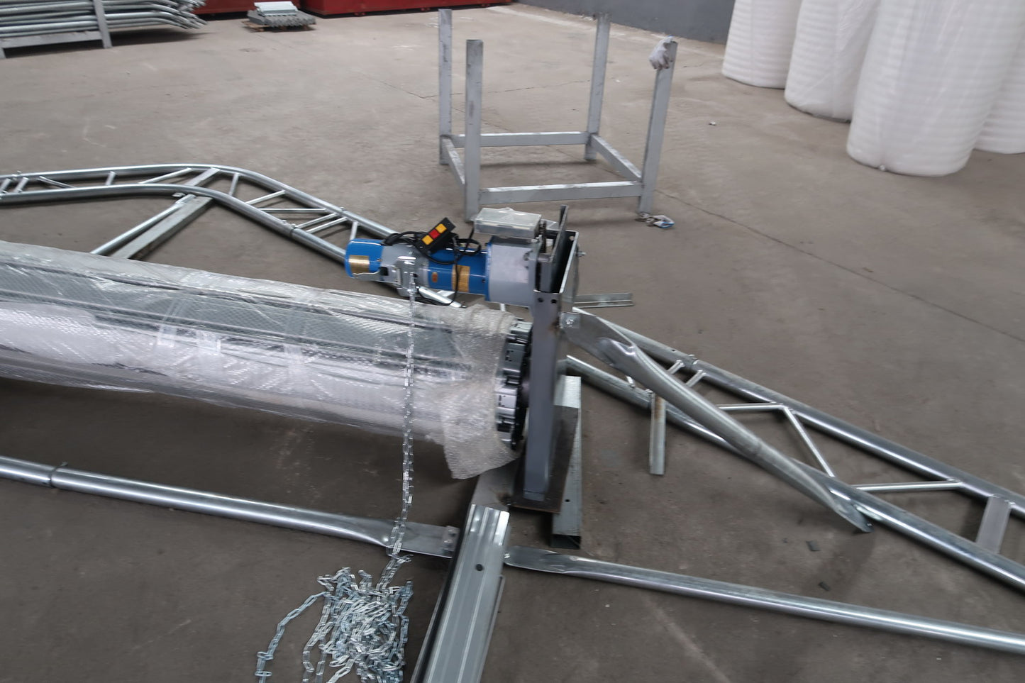 Elektrisk rulleport kit til Easyhall MAXI 12 meter bredde