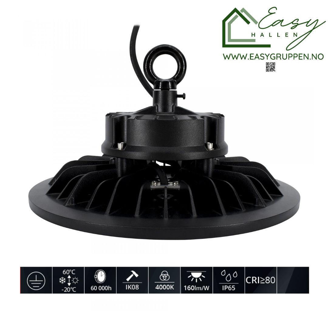 Led-Armaturer, hurtigkoblinger, svarte, PREMIUM