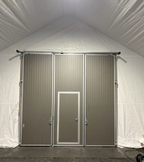 Easyhallen EC3 Premium - Midi 10x12,2 med foldeport 3,66x4 meter