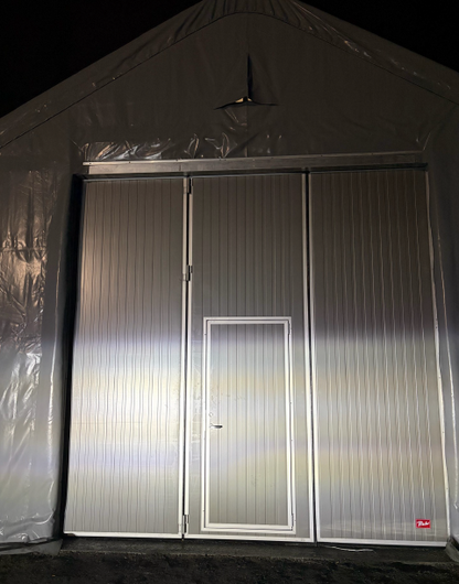 Easyhallen EC3 Premium - Midi 10x19,5 med foldeport 3,66x4 meter