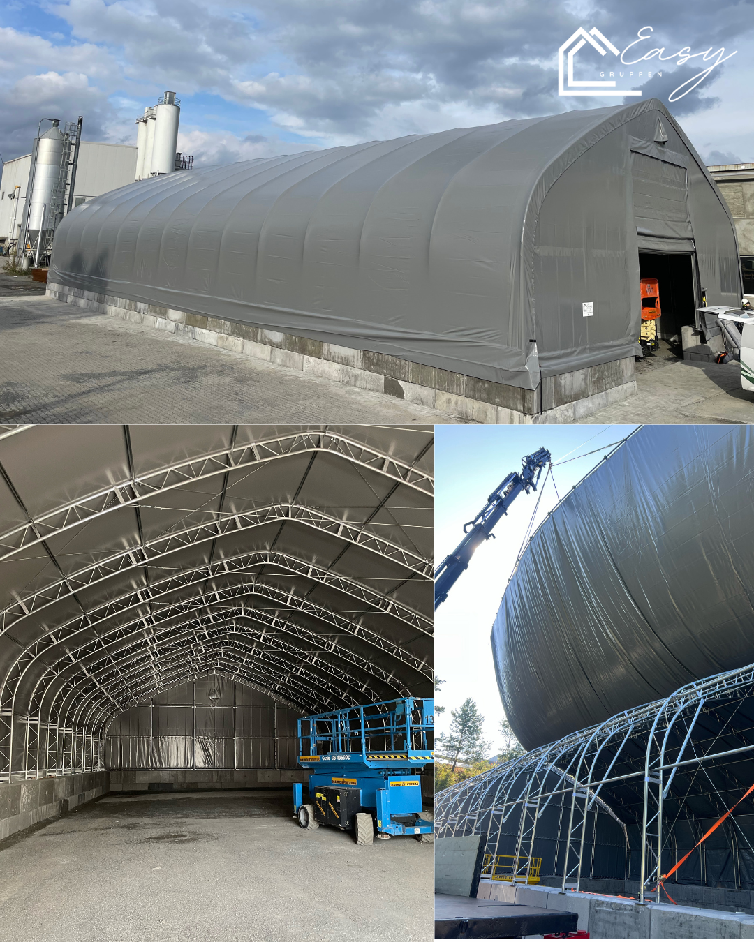 Lagerhall Maxi Pro EC3 - 15,2 x 24,4 x 7,9 meter