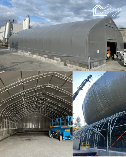 Lagerhall Maxi Pro EC3 - 15,2 x 24,4 x 7,9 meter