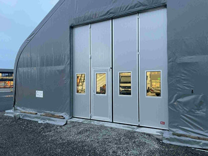 Easyhallen EC3 Premium - Midi 10x19,5 med foldeport 3,66x4 meter