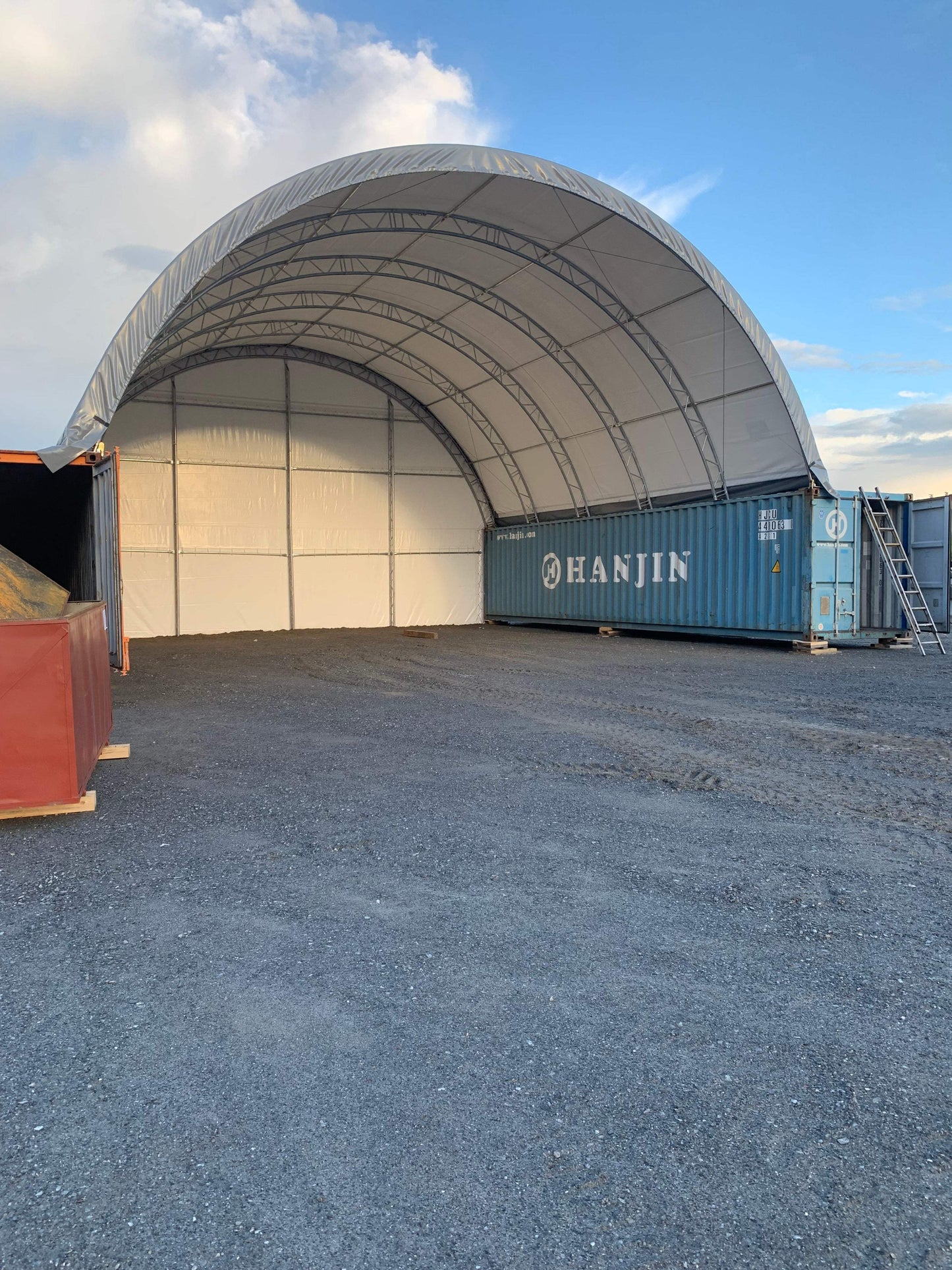 Easyhallen - Containertelt - 12 meter / 40 fot - Easy Gruppen