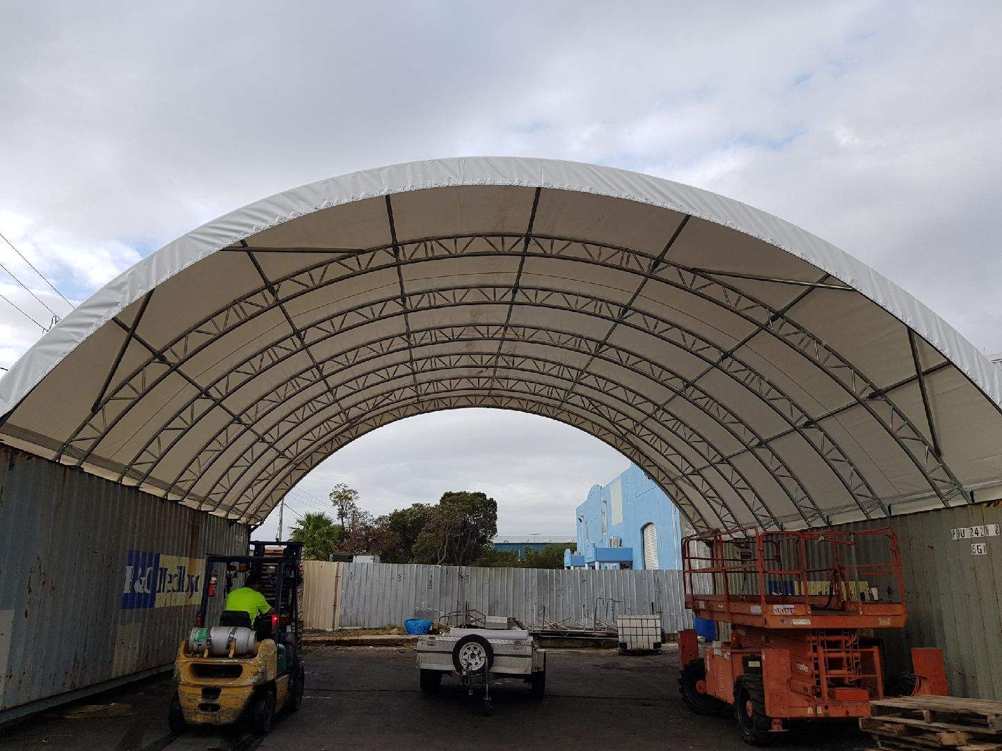 Easyhallen - Containeroverbygg - 12 meter / 40 fot - Easy Gruppen