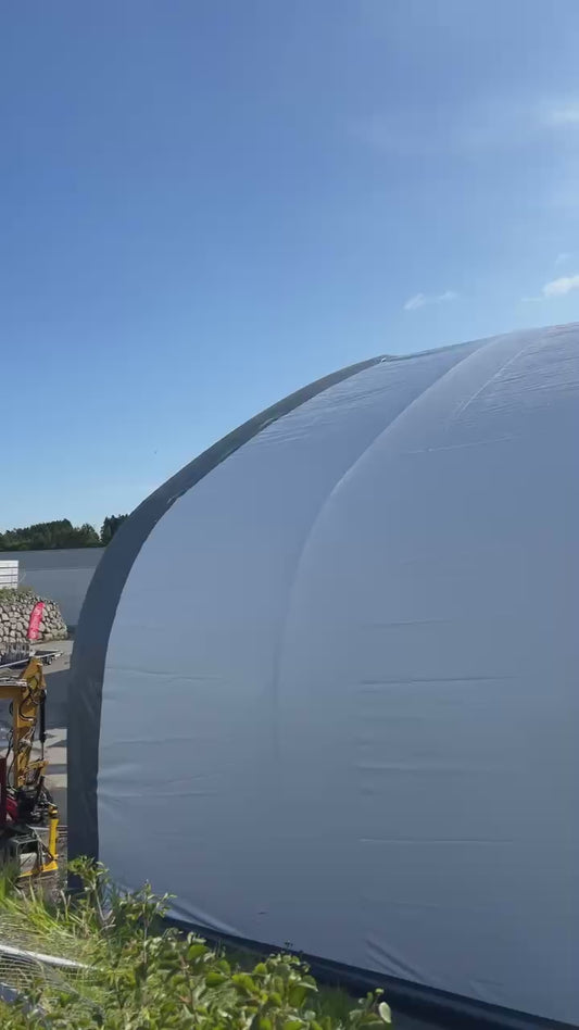 Lagerhall Maxi Pro EC3 - 15,2 x 31,7 x 7,9 meter